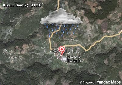Kavacık hava durumu haritası