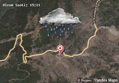 Tırazlı hava durumu haritası