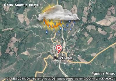 Devletliağaç bugünkü hava durumu haritası