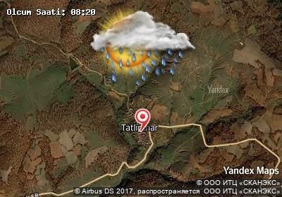 Tatlıpınar bugünkü hava durumu haritası