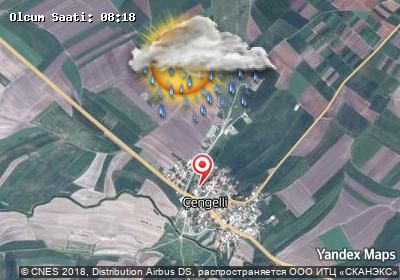 Çengelli bugünkü hava durumu haritası