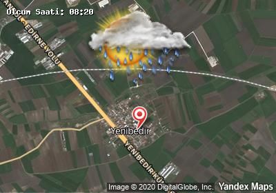 Yenibedir bugünkü hava durumu haritası