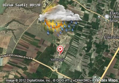 Yenitaşlı bugünkü hava durumu haritası