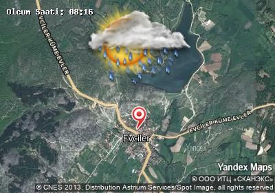 Evciler bugünkü hava durumu haritası