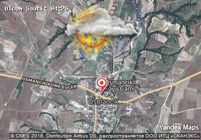 Osmancık bugünkü hava durumu haritası