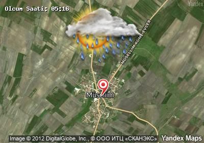 Müsellim bugünkü hava durumu haritası