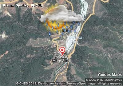 Avcılar bugünkü hava durumu haritası