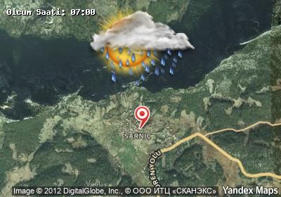 Sarnıç bugünkü hava durumu haritası