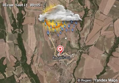 Karahisarlı bugünkü hava durumu haritası