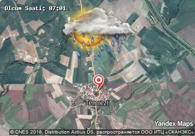 Temrezli bugünkü hava durumu haritası