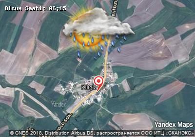 Kılıçlar bugünkü hava durumu haritası