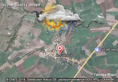 Karababa bugünkü hava durumu haritası