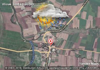 Kurtdere bugünkü hava durumu haritası