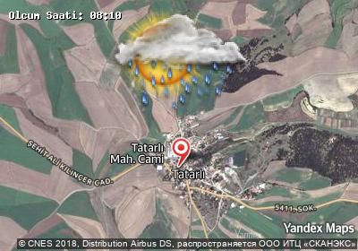 Tatarlı bugünkü hava durumu haritası