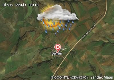 Deliller bugünkü hava durumu haritası