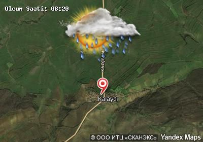 Kalaycı bugünkü hava durumu haritası