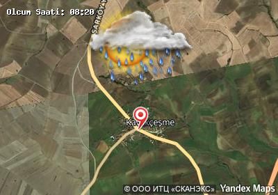 Kavakçeşme bugünkü hava durumu haritası