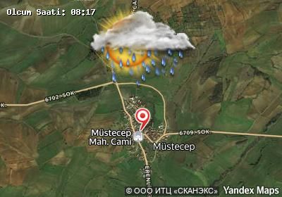 Müstecep bugünkü hava durumu haritası
