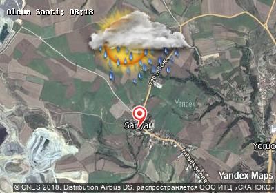 Sarıyar bugünkü hava durumu haritası