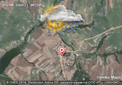 Yılanlı bugünkü hava durumu haritası