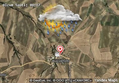 Küçükhıdır bugünkü hava durumu haritası