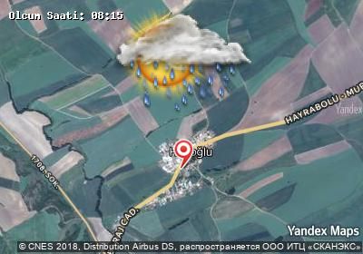 Hanoğlu bugünkü hava durumu haritası