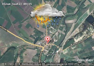 İnanlı bugünkü hava durumu haritası