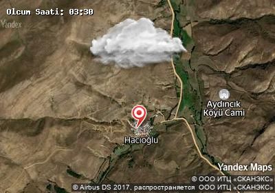 Hacıoğlu bugünkü hava durumu haritası