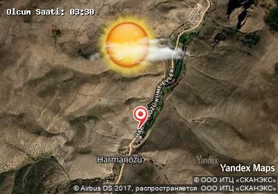 Harmanözü bugünkü hava durumu haritası