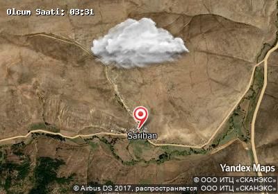 Sarıhan bugünkü hava durumu haritası