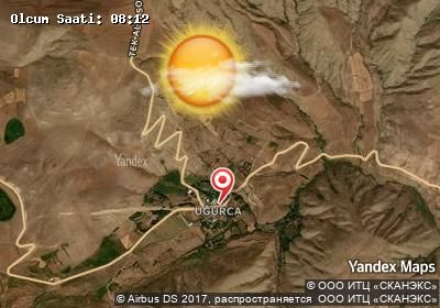 Uğruca bugünkü hava durumu haritası