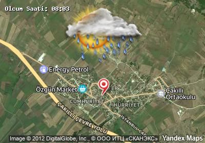 Çakıllı bugünkü hava durumu haritası