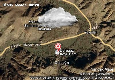 Dereağzı bugünkü hava durumu haritası