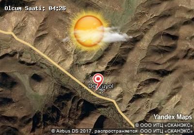 Doğruyol bugünkü hava durumu haritası