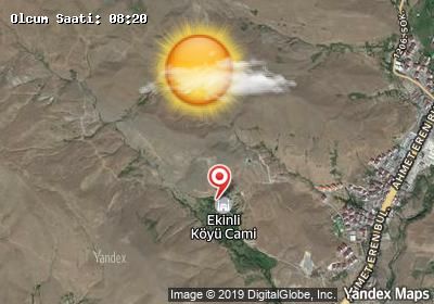 Ekinli bugünkü hava durumu haritası