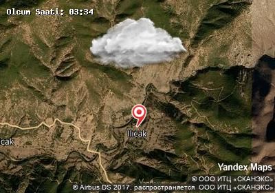 Ilıcak bugünkü hava durumu haritası