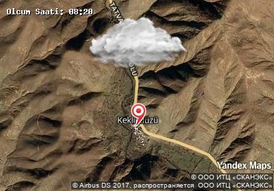 Keklikdüzü bugünkü hava durumu haritası