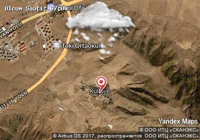 Küllüce bugünkü hava durumu haritası