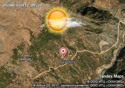 Uçankuş bugünkü hava durumu haritası