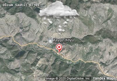 Yaygın bugünkü hava durumu haritası