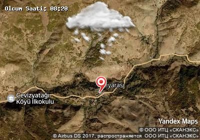 Çayarası bugünkü hava durumu haritası