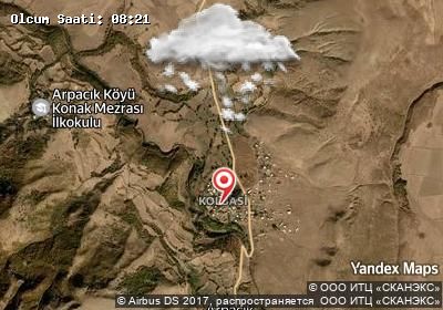 Yukarıkolbaşı bugünkü hava durumu haritası