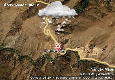 Hacımehmet bugünkü hava durumu haritası