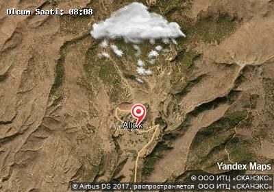 Alıcık bugünkü hava durumu haritası