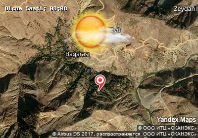 Bağarası bugünkü hava durumu haritası