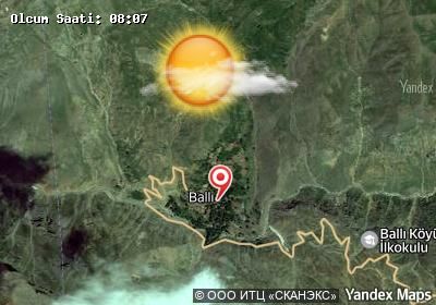 Ballı bugünkü hava durumu haritası
