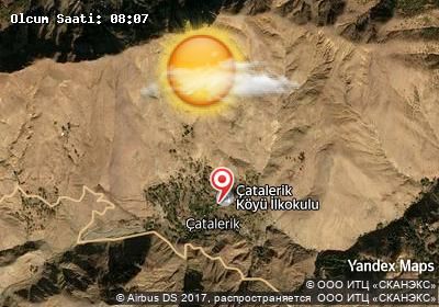 Çatalerik bugünkü hava durumu haritası