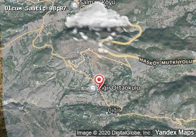 Çığır bugünkü hava durumu haritası