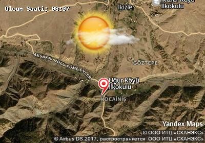 Göztepe bugünkü hava durumu haritası