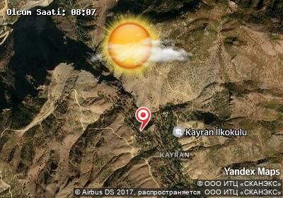 Kayran bugünkü hava durumu haritası